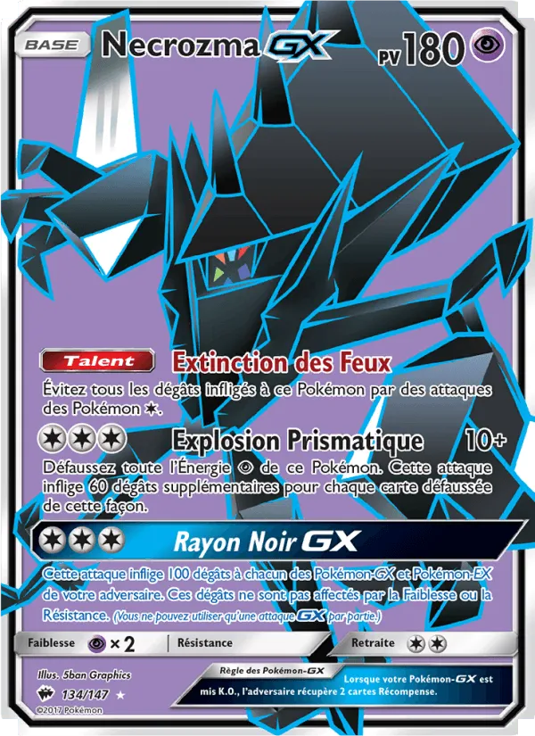 Necrozma GX · Ombres Ardentes 134/147