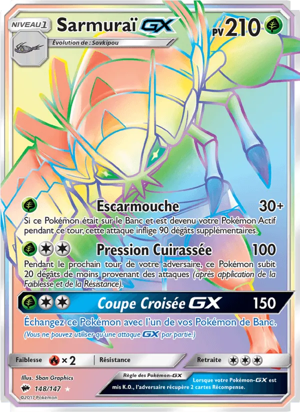 Sarmuraï GX · Ombres Ardentes 148/147