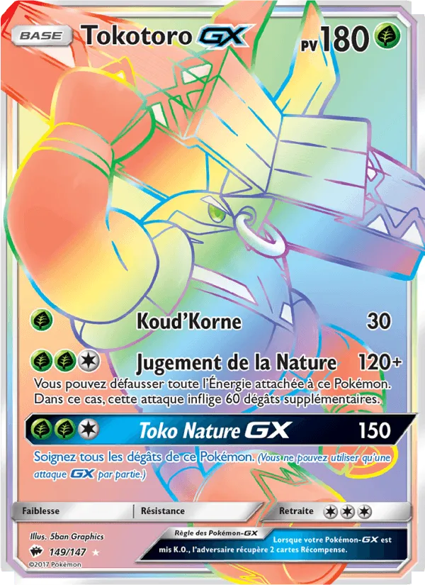 Tokotoro GX · Ombres Ardentes 149/147