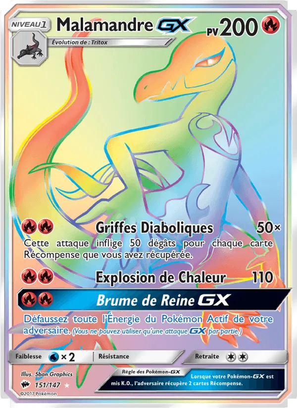 Malamandre GX · Ombres Ardentes 151/147