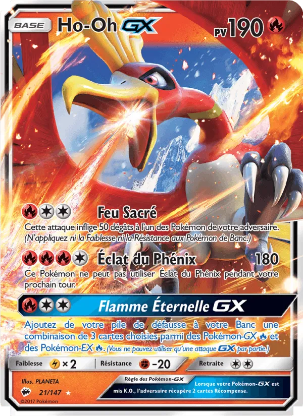 Ho-Oh GX · Ombres Ardentes 21/147