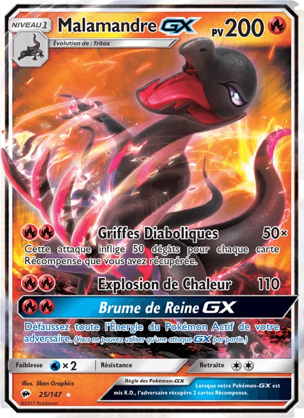 Malamandre GX · Ombres Ardentes 25/147