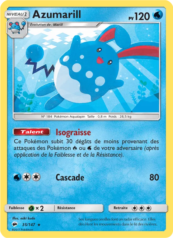 Azumarill · Ombres Ardentes 35/147