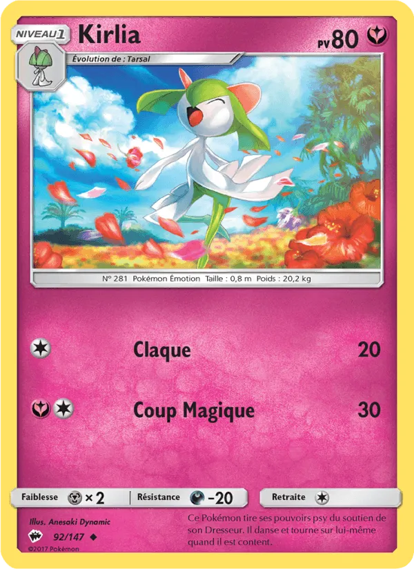 Kirlia · Ombres Ardentes 92/147