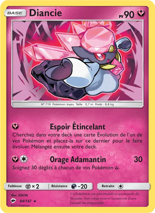 Diancie · Ombres Ardentes 94/147