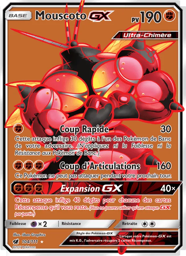 Mouscoto GX · Invasion Carmin 104/111