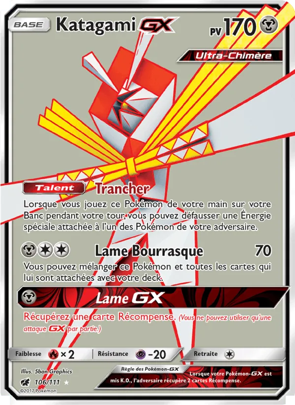 Katagami GX · Invasion Carmin 106/111