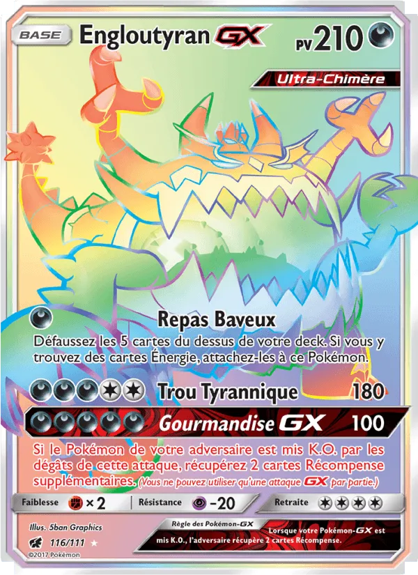 Engloutyran GX · Invasion Carmin 116/111