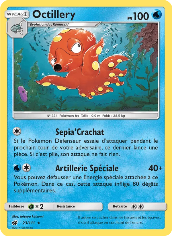 Octillery · Invasion Carmin 23/111