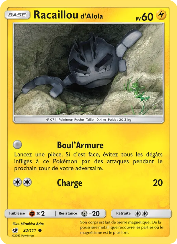 Racaillou d’Alola · Invasion Carmin 32/111