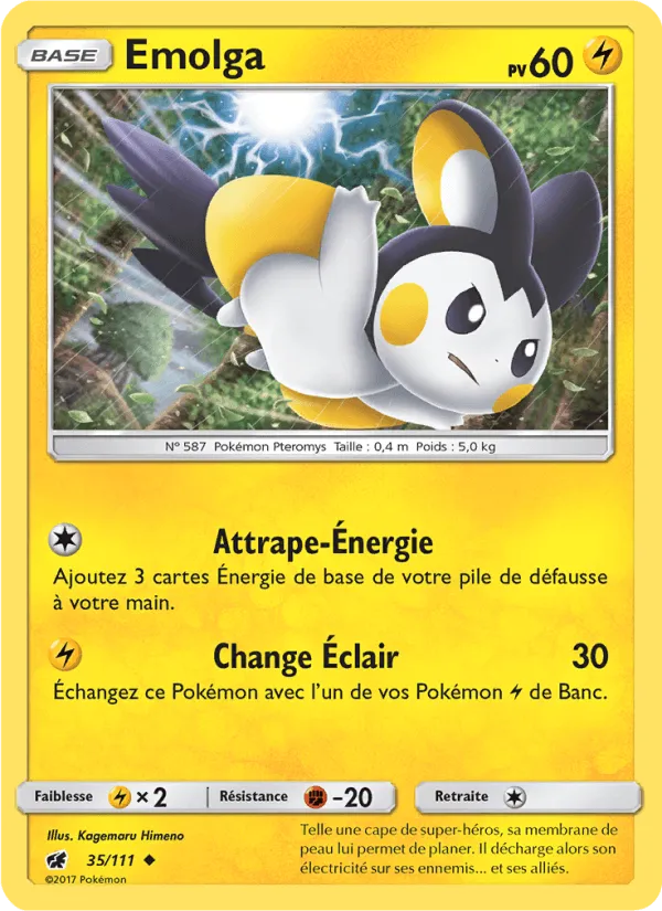 Emolga · Invasion Carmin 35/111