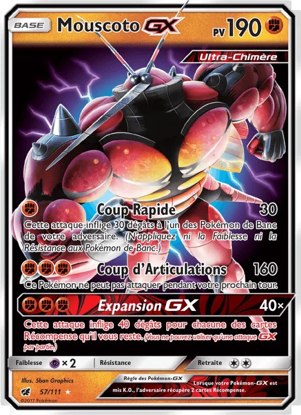 Mouscoto GX · Invasion Carmin 57/111
