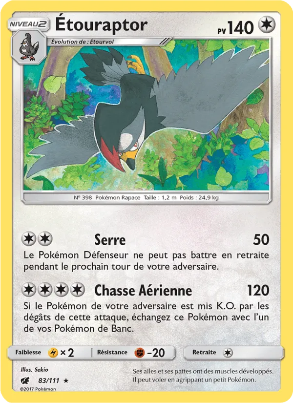 Étouraptor · Invasion Carmin 83/111