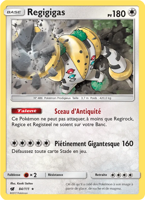 Regigigas · Invasion Carmin 84/111