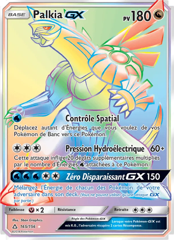 Palkia GX · Ultra-Prisme 165/156