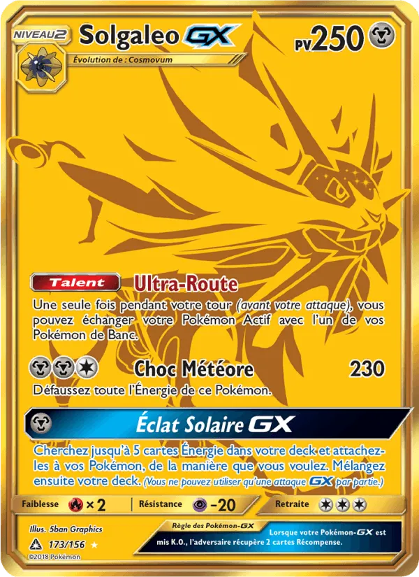 Solgaleo GX · Ultra-Prisme 173/156