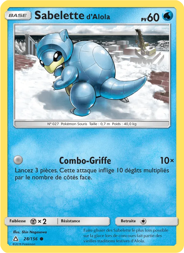 Sabelette d’Alola · Ultra-Prisme 28/156