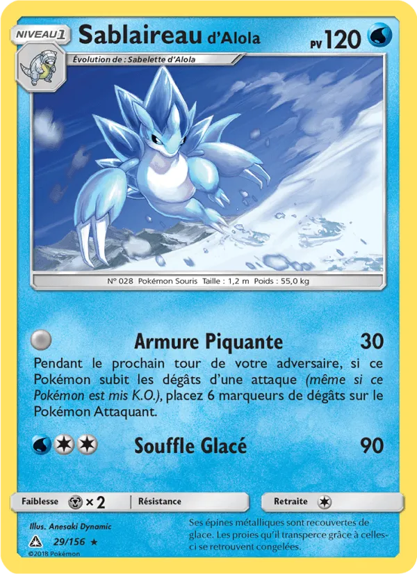 Sablaireau d’Alola · Ultra-Prisme 29/156