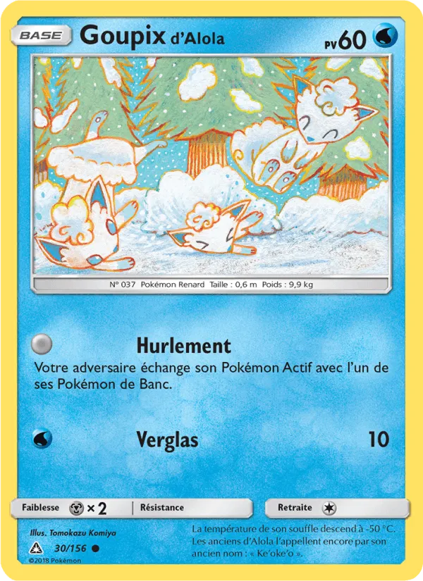 Goupix d’Alola · Ultra-Prisme 30/156