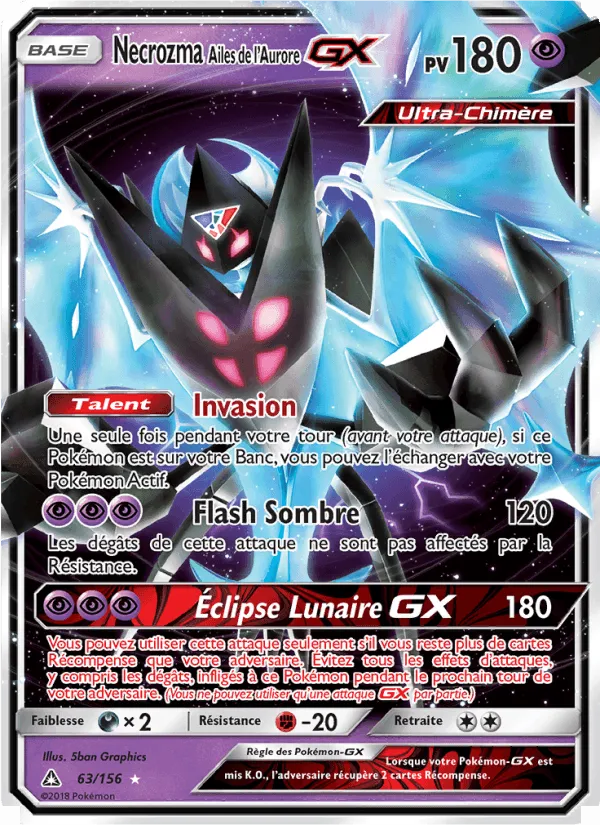 Necrozma Ailes de l’Aurore GX · Ultra-Prisme 63/156