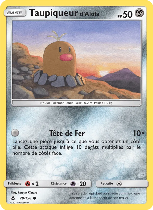 Taupiqueur d’Alola · Ultra-Prisme 78/156