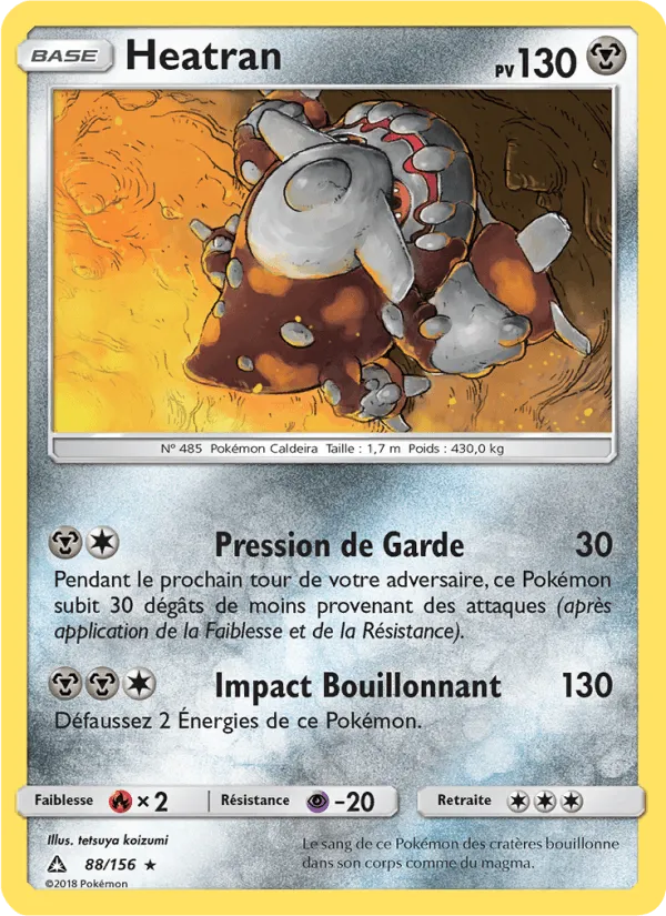 Heatran · Ultra-Prisme 88/156