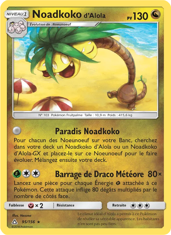 Noadkoko d’Alola · Ultra-Prisme 95/156