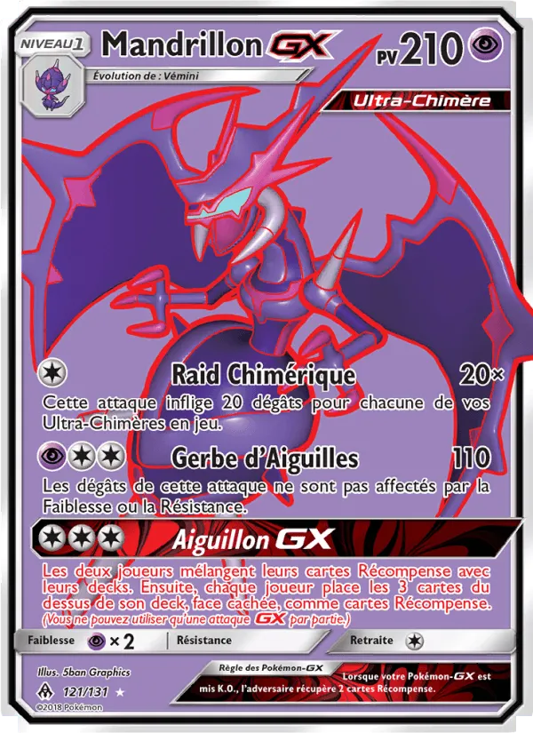 Mandrillon GX · Lumière Interdite 121/131