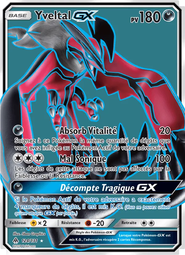 Yveltal GX · Lumière Interdite 124/131