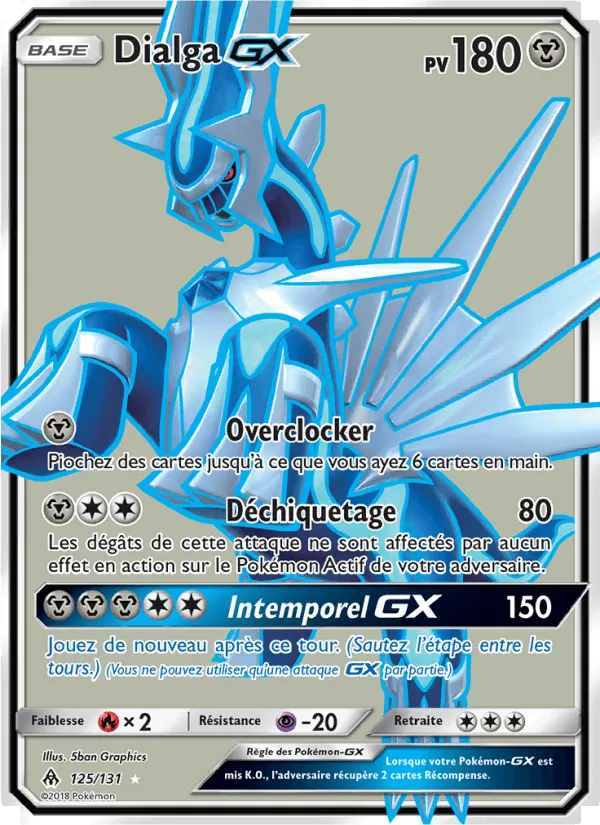 Dialga GX · Lumière Interdite 125/131