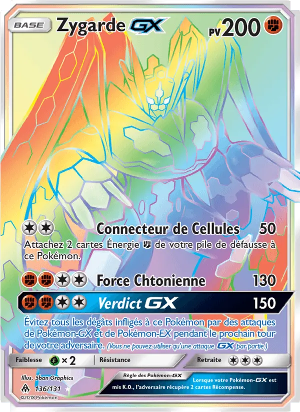 Zygarde GX · Lumière Interdite 136/131