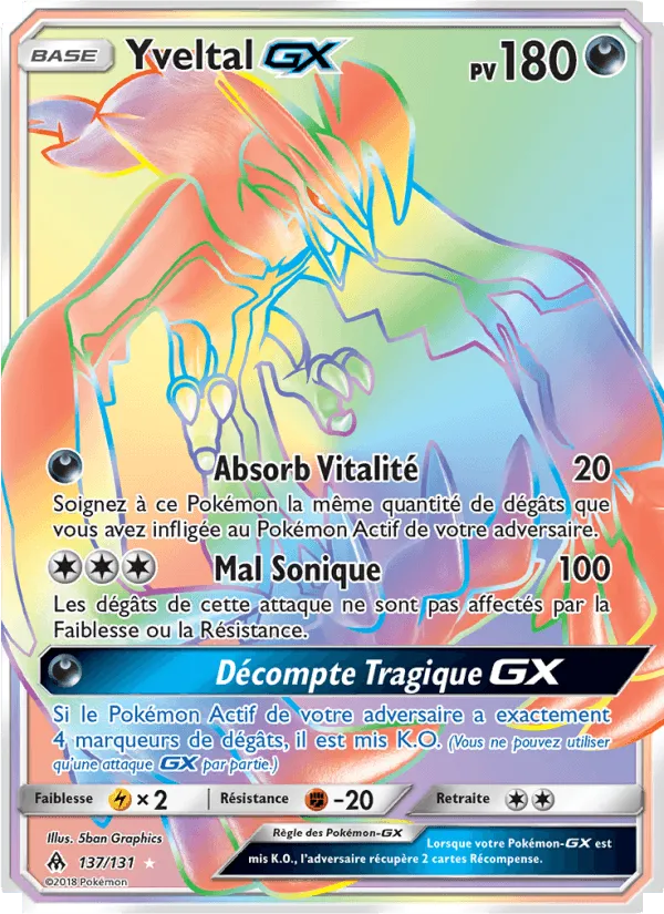 Yveltal GX · Lumière Interdite 137/131