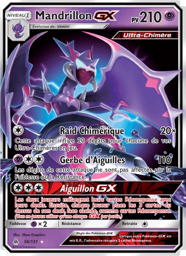 Mandrillon GX · Lumière Interdite 56/131