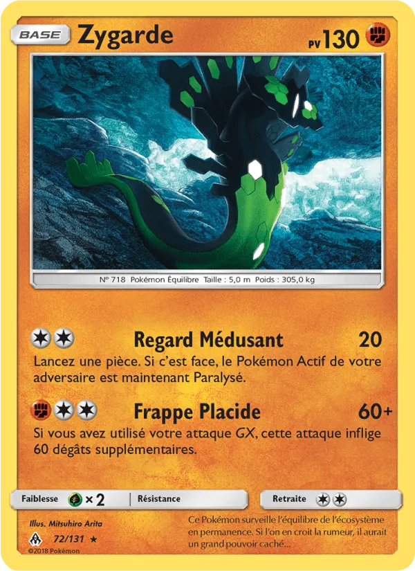 Zygarde · Lumière Interdite 72/131
