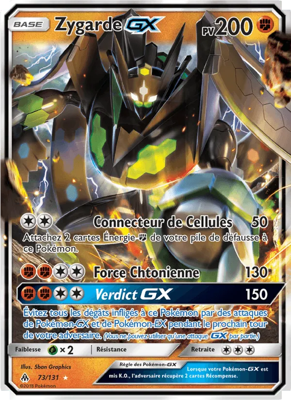 Zygarde GX · Lumière Interdite 73/131