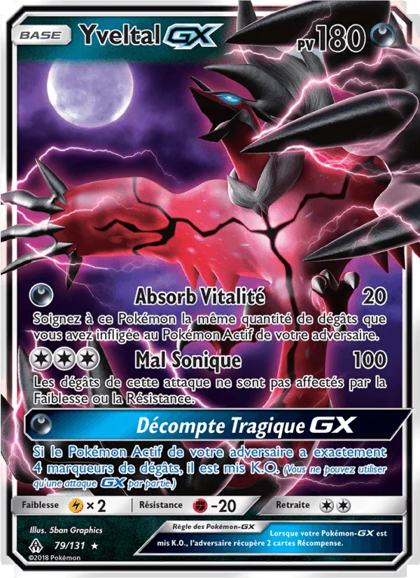 Yveltal GX · Lumière Interdite 79/131