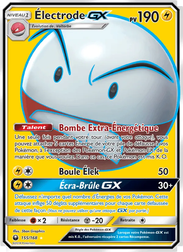 Électrode GX · Tempête Céleste 155/168