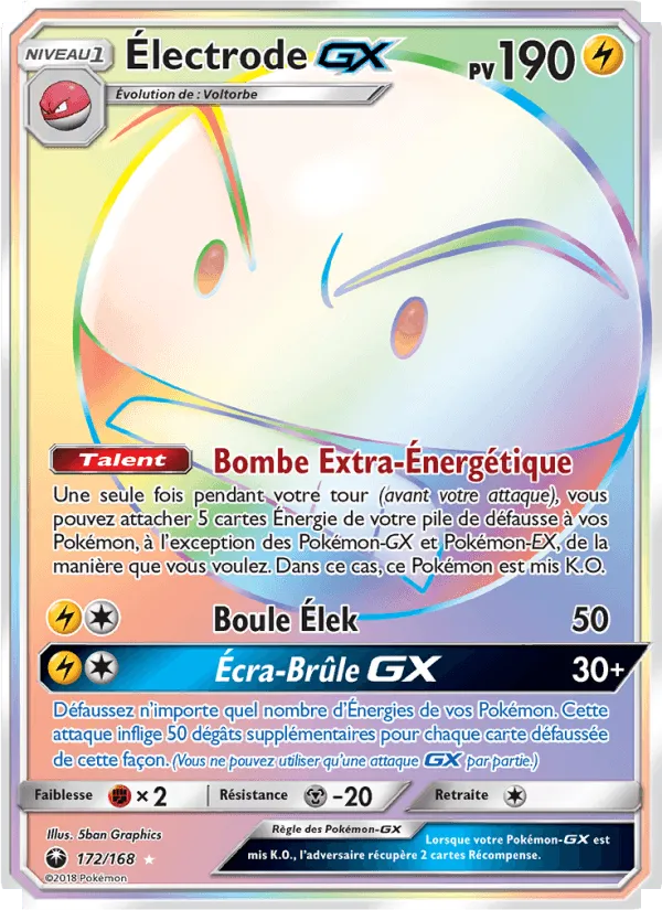 Électrode GX · Tempête Céleste 172/168