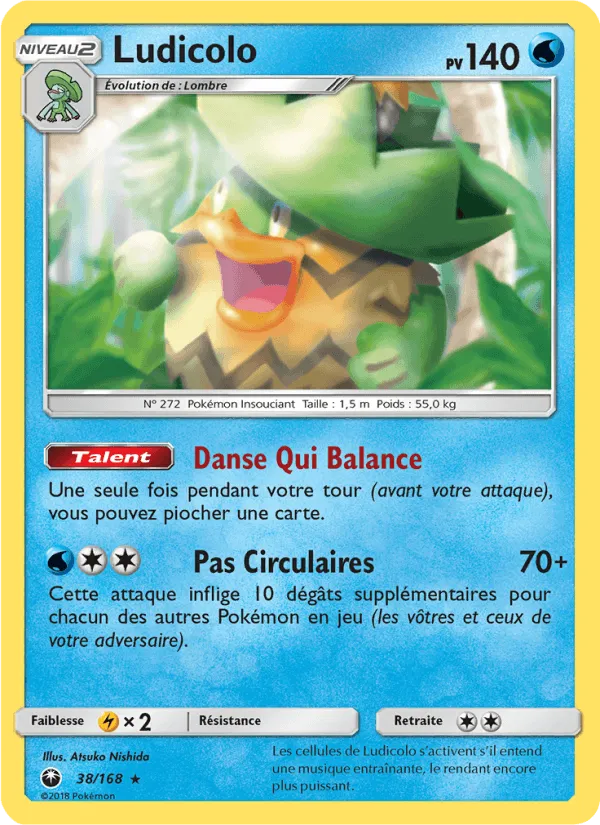 Ludicolo · Tempête Céleste 38/168