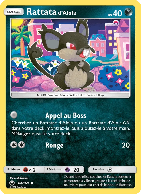 Rattata d’Alola · Tempête Céleste 84/168