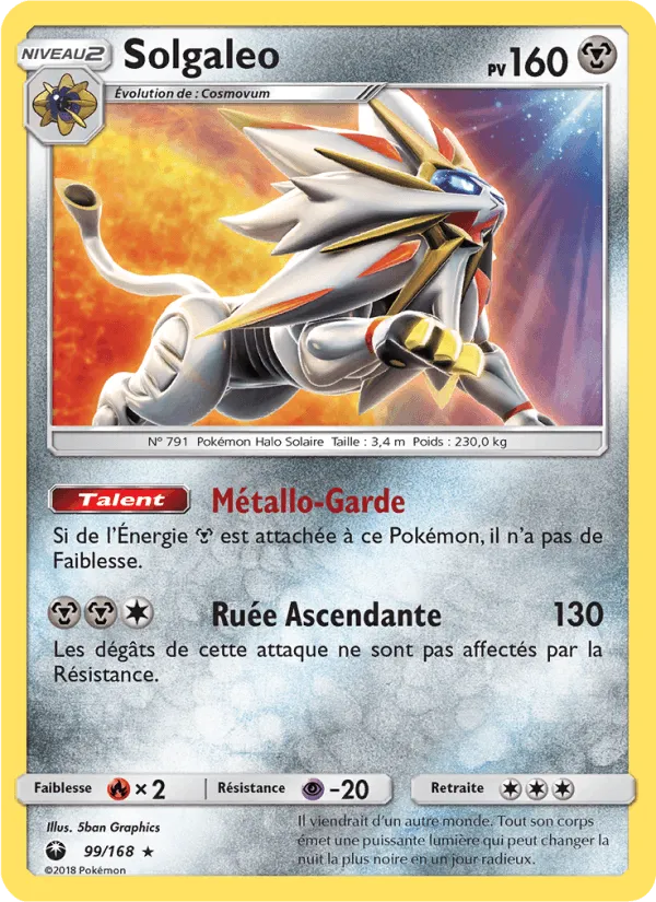 Solgaleo · Tempête Céleste 99/168