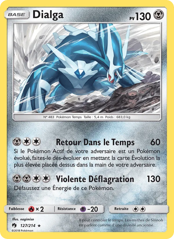 Dialga · Tonnerre Perdu 127/214