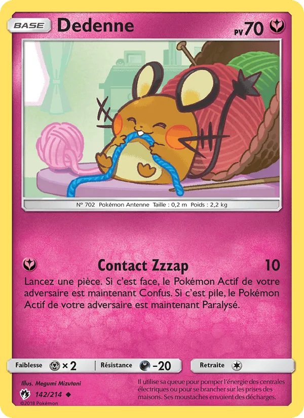 Dedenne · Tonnerre Perdu 142/214