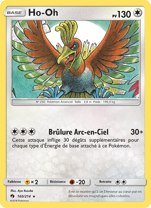Ho-Oh · Tonnerre Perdu 160/214