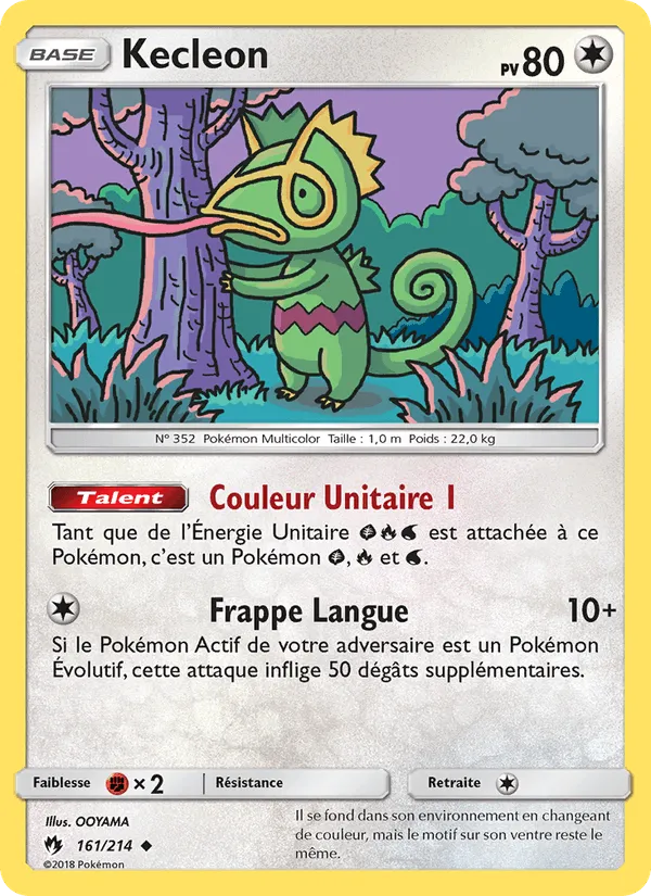 Kecleon · Tonnerre Perdu 161/214