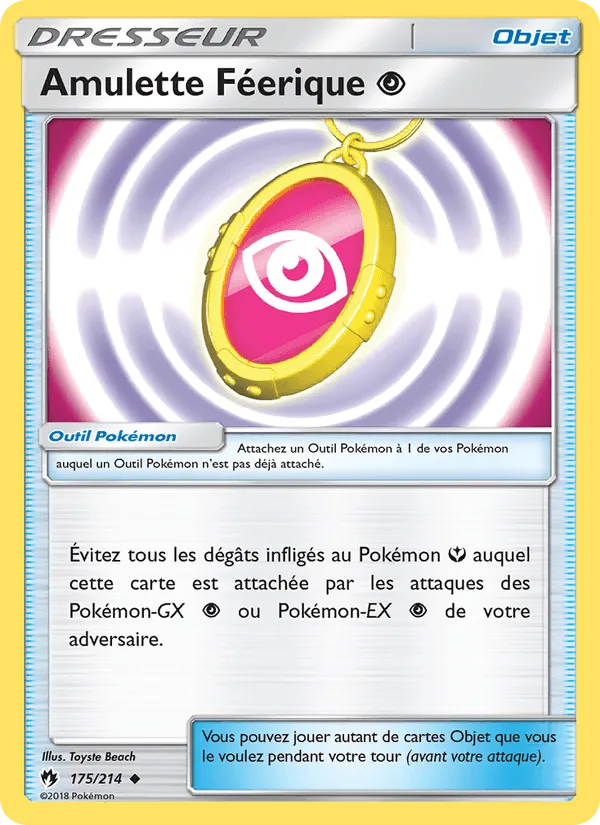 Amulette Féerique Psychic · Tonnerre Perdu 175/214