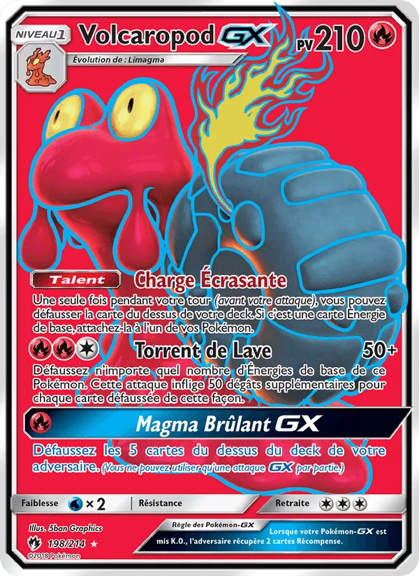 Volcaropod GX · Tonnerre Perdu 198/214