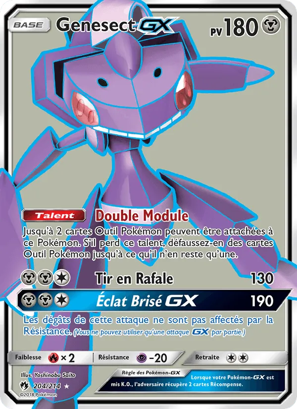 Genesect GX · Tonnerre Perdu 204/214