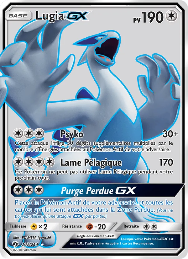 Lugia GX · Tonnerre Perdu 207/214