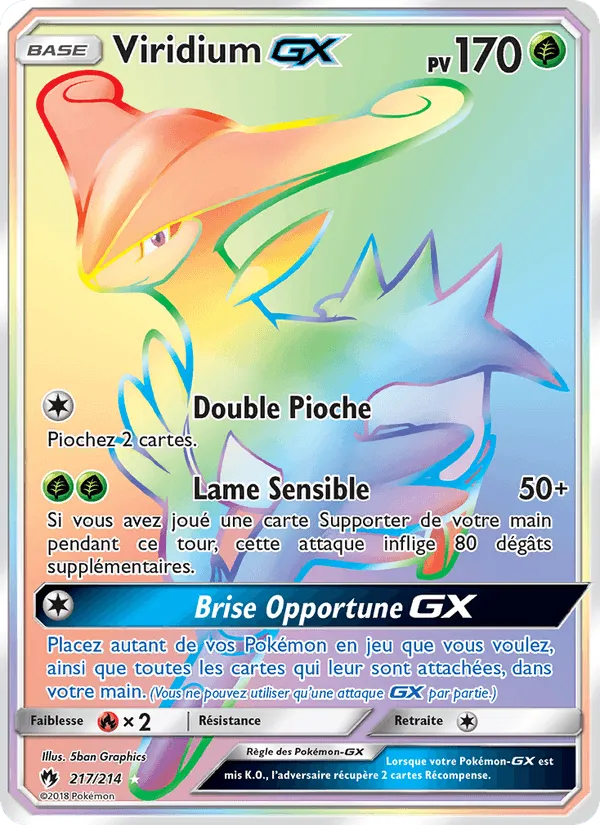 Viridium GX · Tonnerre Perdu 217/214